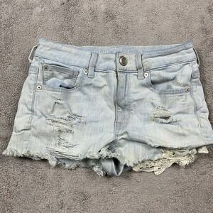American Eagle Shorts Womens Size 2 Super Stretch‎ Hi-Rise Shortie